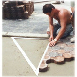 C.H. Hanson 00345  3' x 4' x 5' Heavy Duty Aluminum 90° Folding Layout aSquare Image 1 C.H. Hanson 00345  3' x 4' x 5' Heavy Duty Aluminum 90° Folding Layout aSquare Image 1