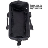 Custom Leathercraft 1165   16" Large Bigmouth Tool Tote Bag Image 1