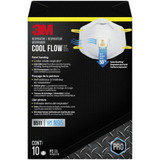 3M 8511  Particulate Respirator - Dust Mask N95 with Cool Flow Valve - 10 per Box (07185) Image 1