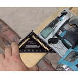 Johnson Level & Tool Manufacturing 1904-0450  4.5" Johnny Square Professional Easy-Read Finish Square Image 1