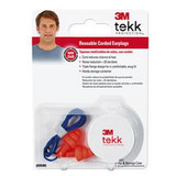 3M 90586  TEKK Protection Tri-Flange Reusable Corded Earplugs with Carry Case NRR 25 dB Image 1