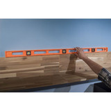 Johnson Level & Tool Manufacturing 7748-O  Poly I-Beam Level 48" Orange Image 1
