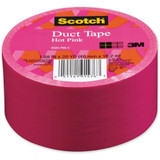 3M 920-PNK-C  Scotch 1.88" x 20 Yds Hot Pink Duct Tape Image 1