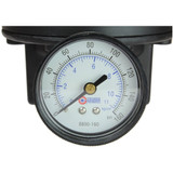 Coilhose Pneumatics 8802G-CS  1/4" Heavy Duty Regulator with Gauge Image 1