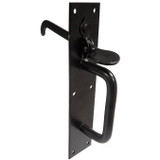 GatePro 5230023  Heavy Duty Suffolk Style Gate Latch - Black Finish Image 1