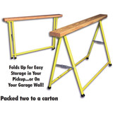 Grabber FNG  Fold N' Go Pro Model Sawhorses - 1 Pair per Package Image 1