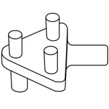 Dude Tools DH34  Dude Hickey Rebar Bender 32" Handle Image 1