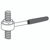 Dude Tools NBW34  Nut Buster Wrench 1-1/8" Box Wrench with Comfort Grip (for 3/4" bolt or stud) Image 1