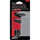 Performance Tool 1401  9 Piece Metric Hex Key Set Image 1