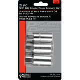 Performance Tool 1410  3 Piece 3/8 Inch Drive Spark Plug Socket Set Image 1