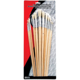 Performance Tool 1451  12 Piece Long Handle Artist Brush Set Image 1 Performance Tool 1451  12 Piece Long Handle Artist Brush Set Image 1