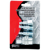 Performance Tool 1481  4 Piece Air Tool Coupler Set Image 1 Performance Tool 1481  4 Piece Air Tool Coupler Set Image 1