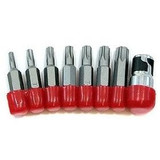 Performance Tool W1386  8 Piece Tamper Resistant Star Bit Set Image 1