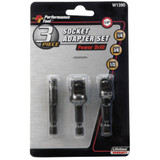 Performance Tool W1390  3 Piece Power Drill Socket Adapters Image 1