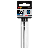 Performance Tool W32417  1/2" Drive 17mm 6 Point Deep Well Socket Image 1