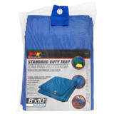 Performance Tool W6004  Heavy Duty Blue Tarp - 8' x 10' Image 1