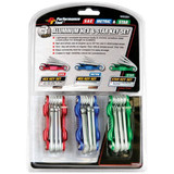 Performance Tool W80291  3 Piece Aluminum Hex and Star Key Folding Sets Image 1