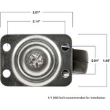 Titan Casters 4323255T  Heavy Duty Swivel Caster 2"  Image 1