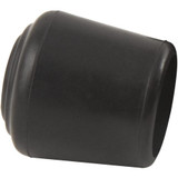 SoftTouch 4440295N  1/2" Black Rubber Leg Tips Image 1