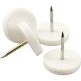 SoftTouch 4603395N  Plastic Nail On Glides 7/8" - 16 Pack Image 1