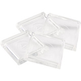 SoftTouch 4679495N  Caster Cup 1-3/4" ID Square Clear Image 1 SoftTouch 4679495N  Caster Cup 1-3/4" ID Square Clear Image 1