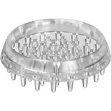 SoftTouch 4679695N  Caster Cup 1-13/16" Round Spike Clear Image 1