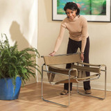 Super Sliders 4700595N  Self-Stick Furniture Bar Sliders 1/2" x 4" Beige - 4 Pack Image 1 Super Sliders 4700595N  Self-Stick Furniture Bar Sliders 1/2" x 4" Beige - 4 Pack Image 1