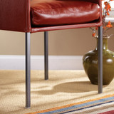 Super Sliders 4701195N  Self-Stick Furniture Square Sliders 1" Beige - 4 Pack Image 1