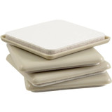 Super Sliders 4701295N  Self-Stick Furniture Square Sliders 2 1/2" - 4 Pack Image 1