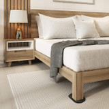 Super Sliders 4704095N  Reusable Furniture Sliders for Carpet Oval 9.5" x 5-3/4" - 4 Pack Image 1