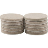 SoftTouch 4719395N  Round Beige Felt Pad 1-1/2"  - 8 Pack Image 1
