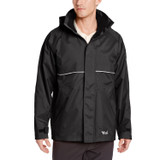 Viking Wear 3307J  Men's Black Journeyman 420D Nylon Rain Jacket with Hood - Medium Image 1