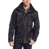 Viking Wear  3910JB  Men's Black Professional Thor 300D Trilobal Rain Jacket - Large Image 1