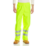Viking Wear D6329WPG  Professional Journeyman Hi-Vis 300D Trilobal Safety Rain Pants - Large Image 1