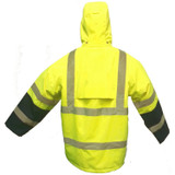 Viking Wear D6335JG  Professional Journeyman Hi-Vis 300D Trilobal Safety Rain Jacket with Hood - X-Large Image 1 Viking Wear D6335JG  Professional Journeyman Hi-Vis 300D Trilobal Safety Rain Jacket with Hood - X-Large Image 1
