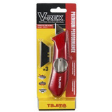 Tajima VR-101R  VR-Series Fixed-blade Utility Knife with 3 V-REX Blades - Red Image 1