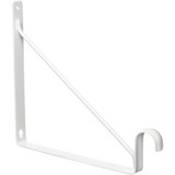 National  N224-428  Shelf/Rod 3" Bracket - White (108BC) Image 1 National  N224-428  Shelf/Rod 3" Bracket - White (108BC) Image 1