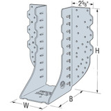 Simpson Strong Tie HGUS5.50/12  5-1/2" x 12" Heavy Double Shear Girder SCL Hanger Image 1 Simpson Strong Tie HGUS5.50/12  5-1/2" x 12" Heavy Double Shear Girder SCL Hanger Image 1