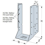 Simpson Strong Tie HU210  2x10 Heavy Duty Joist Hanger Image 1