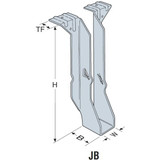 Simpson Strong Tie JB26  2 x 6 Top Flange Joist Hanger Image 1