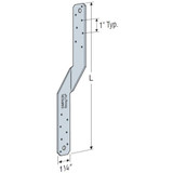 Simpson Strong Tie LTS12  12" Light Twist Strap Image 1 Simpson Strong Tie LTS12  12" Light Twist Strap Image 1