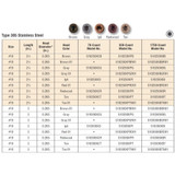 Simpson Strong Tie S10300XPI  Dexxter #10 x 3" Painted Ipe Composite-Decking Screws - 350 per Package Image 1