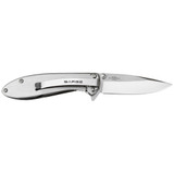 Sarge SK-822  Hawk - Chrome Swift Assist Folder Knife 3.125" Blade Image 1