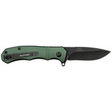 Sarge SK-827  Army Green Turbo Lock Folding 3" Blade Image 1
