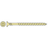 Senco 08F250Y  2-1/2" x #8 Duraspin Collated Flooring Screws with Yellow Zinc Finish - 800 per Package Image 1