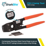 SharkBite 23081  Standard Handle PEX Clamp Ring Crimping Tool Image 1