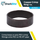 SharkBite 23104CP25  1" PEX Copper Crimp Ring - 25 per Package Image 1
