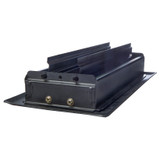 Sierra Grates CTP410-BLK 4" x 10" Cast Iron Black Contemporary Floor Register Image 1