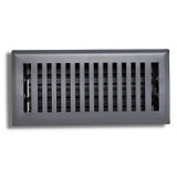 Sierra Grates FR03-412-0101  4" x 12" Granite Grey Contemporary Floor Register (CTP412-GRY) Image 1