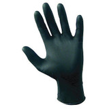 SAS Safety 66511  Raven 7 mil Black Nitrile Disposable Gloves - Large (3 Pair per Package) Image 1